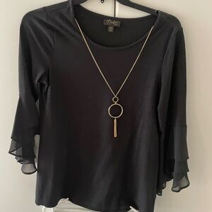 Black dressy top